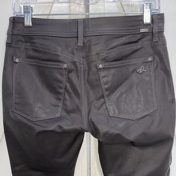 DL1961 Emma Power Legging  Lamb Leather & Coated In Birmingham Size 28 - Picture 7 of 15